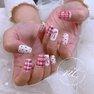 ハート/キラキラ/ワンホン/韓国/ジェルネイル - rit.のネイルデザイン