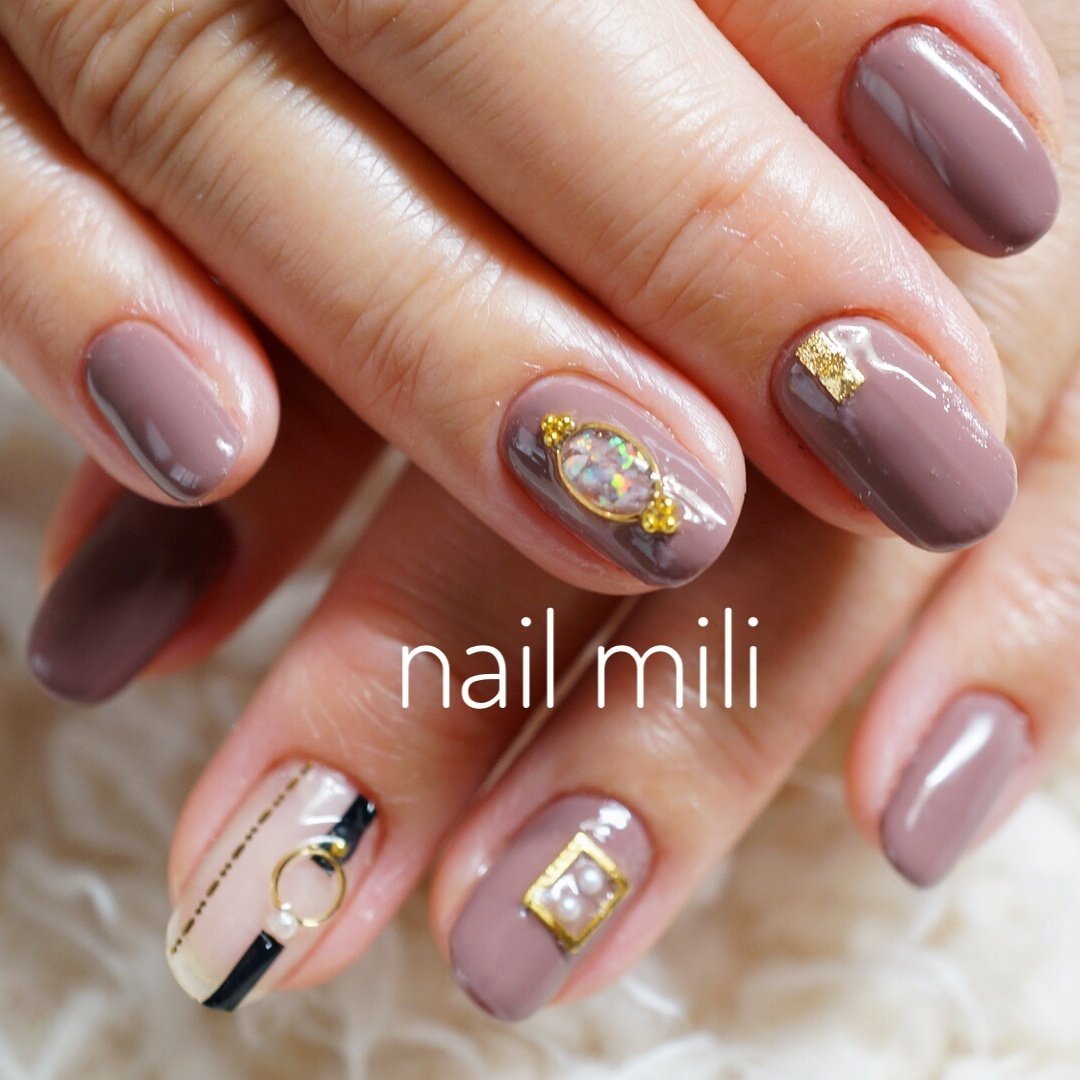 冬 お正月 デート 女子会 ハンド Nail Miliのネイルデザイン No ネイルブック