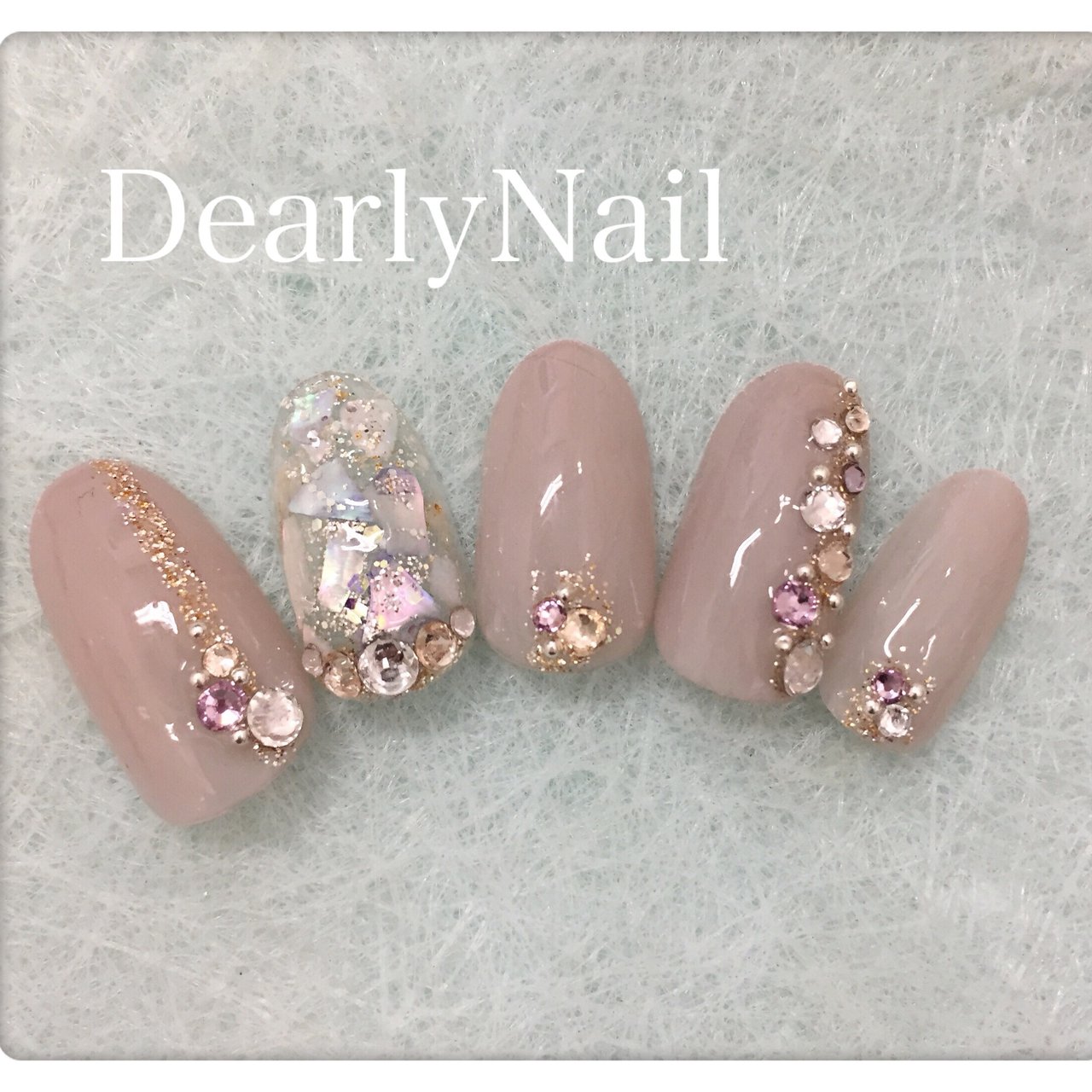 冬/オールシーズン/お正月/デート/ハンド - DearlyNailのネイル