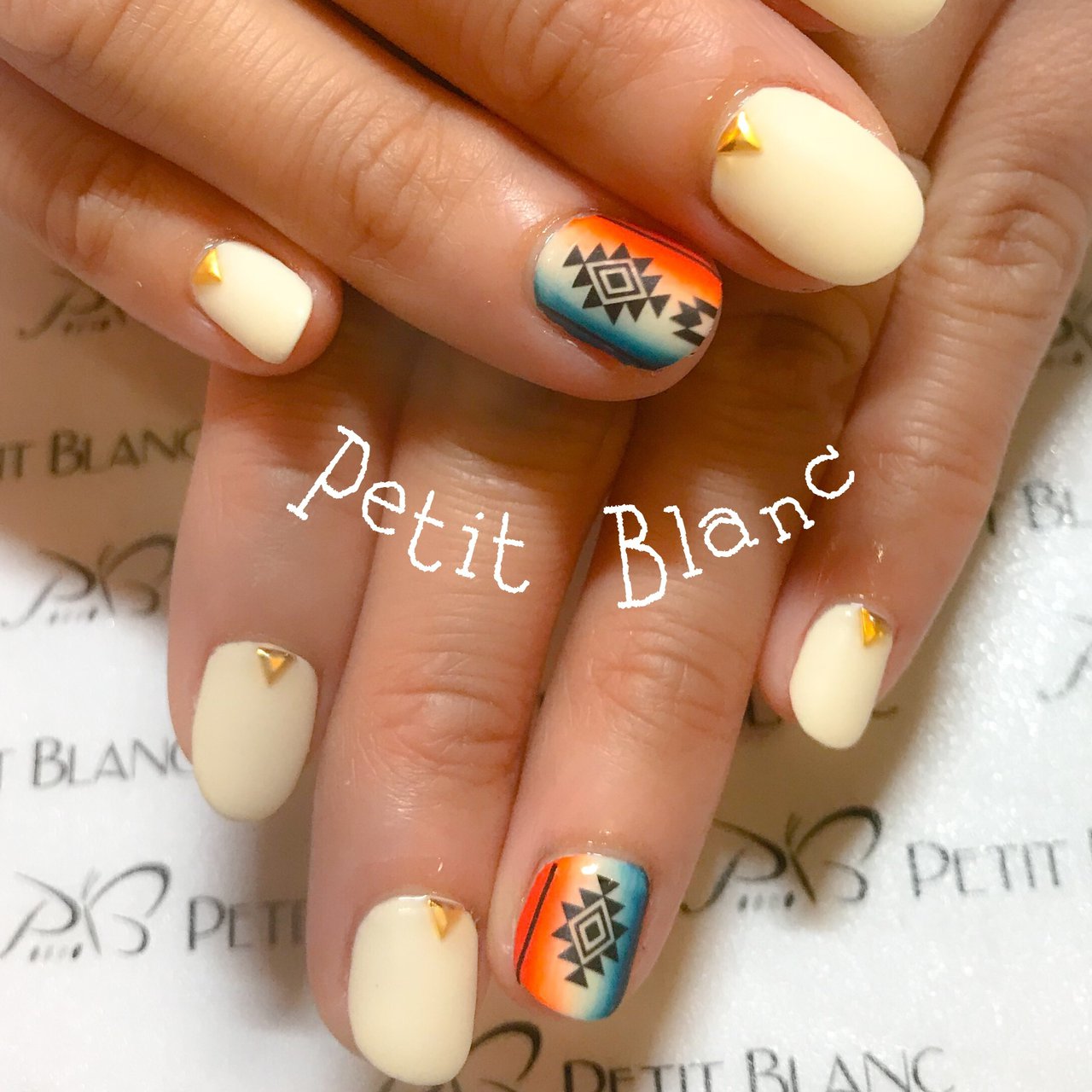 夏 秋 海 ハンド ネイティブ Kazuki Nail のネイルデザイン No ネイルブック