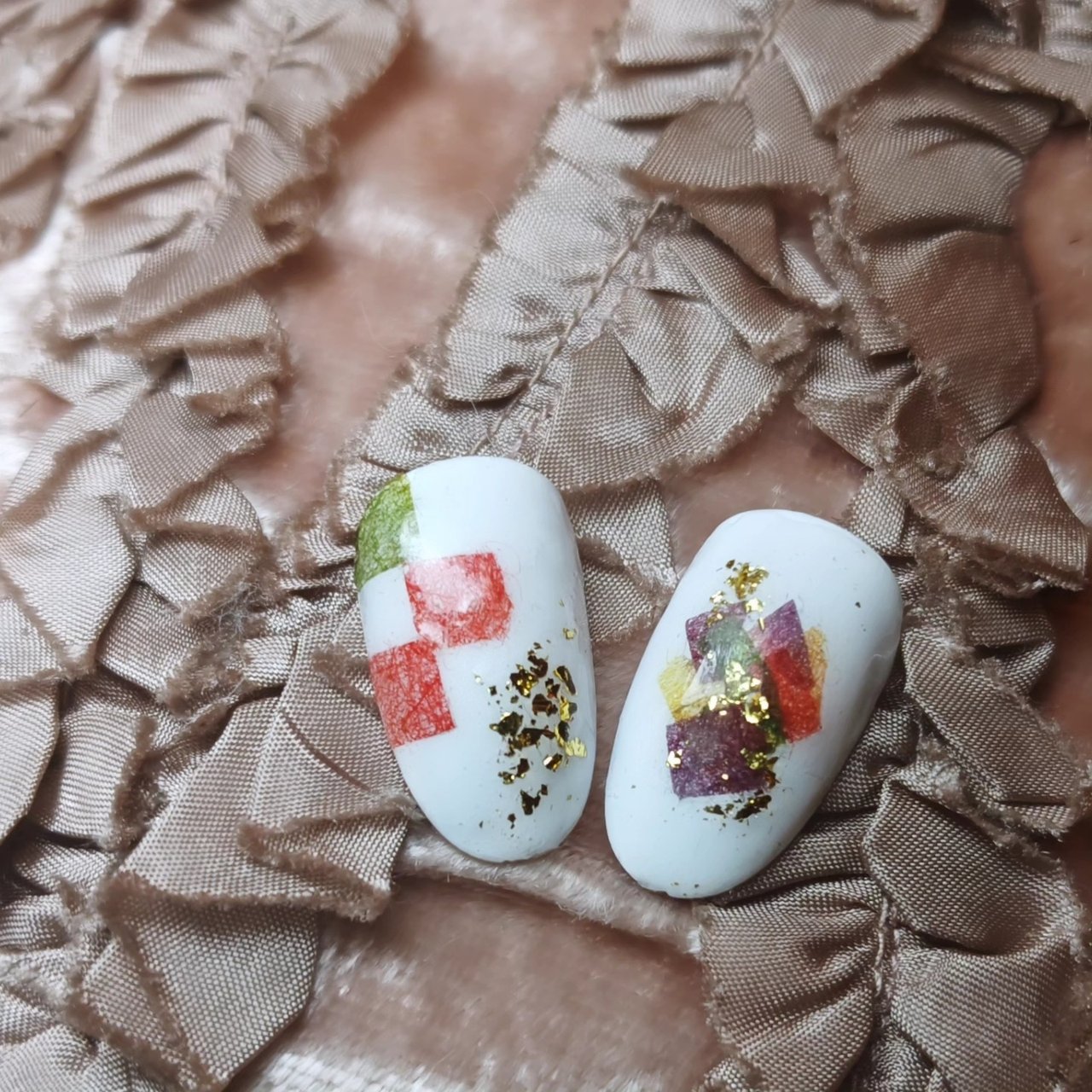 ネイルチップ 和柄 和紙