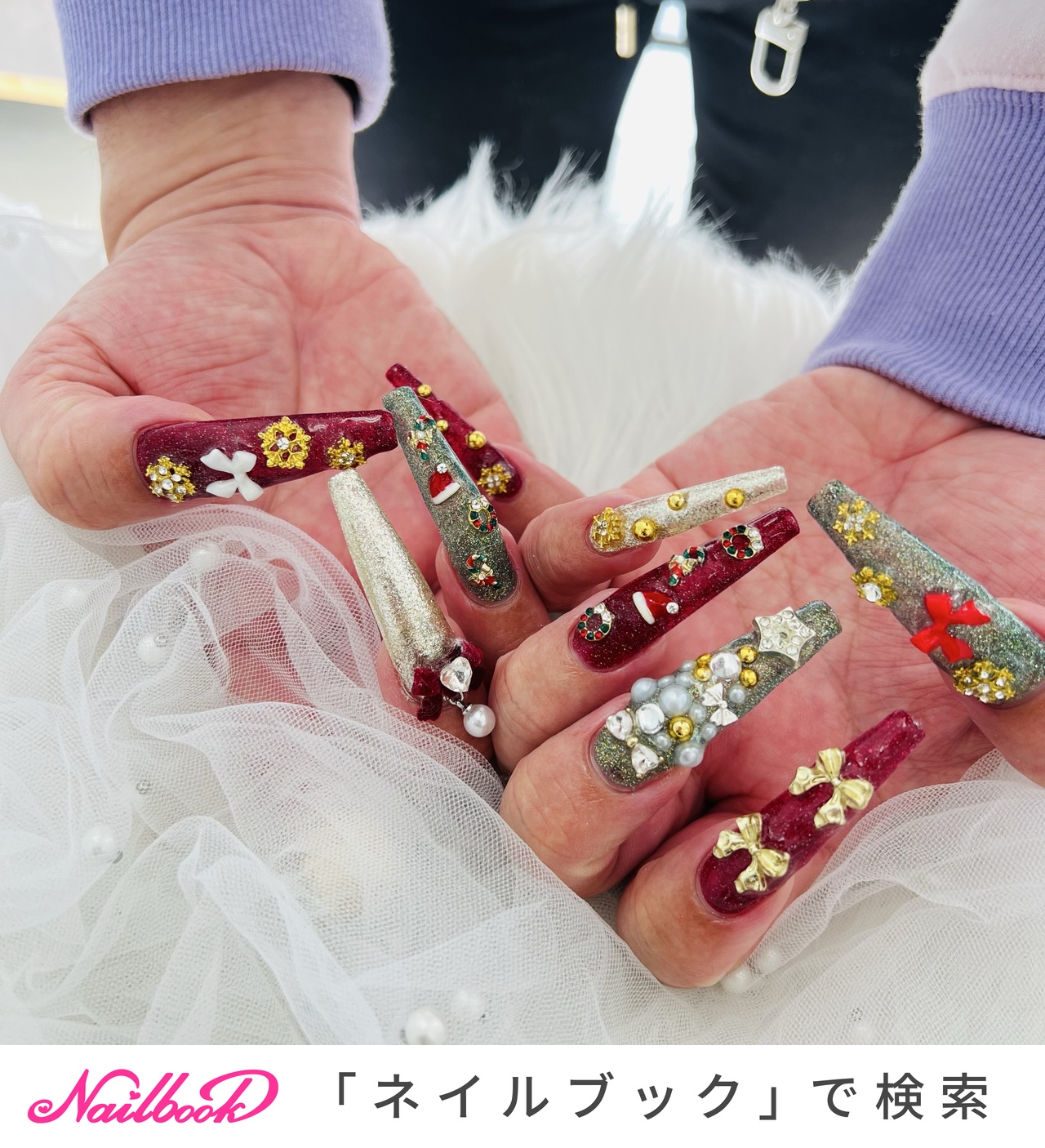 スーパーロング/ネイルチップ/ギャルネイルのネイルデザイン｜ネイルブック