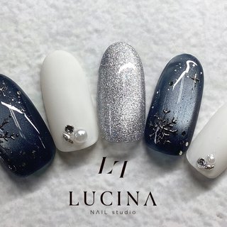 人気順｜冬/雪の結晶/韓国ネイルのネイルデザイン｜ネイルブック