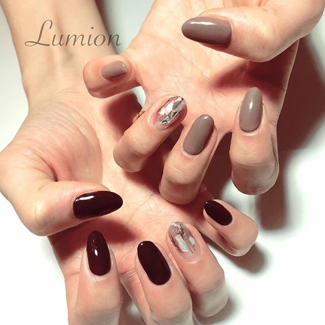 オールシーズン 女子会 ハンド シンプル ワンカラー Nail Lumionのネイルデザイン No ネイルブック