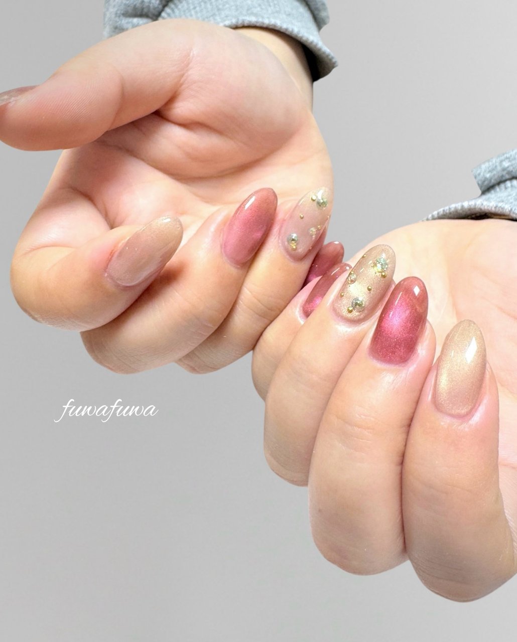 まめこnail様デザインサンプル オールシーズン/ハンド - fuwafuwa-takakoのネイルデザイン[No.9734457