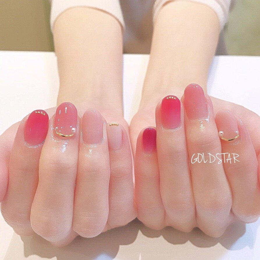 オールシーズン オフィス デート 女子会 ハンド Agloss Nailのネイルデザイン No ネイルブック