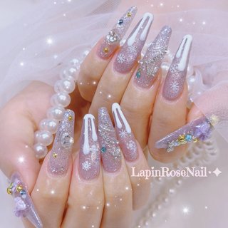 推し活/ハンド/ラメ/ハート/3D - ▷◁*.゜𝐍𝐚𝐡𝐨 ♡のネイルデザイン