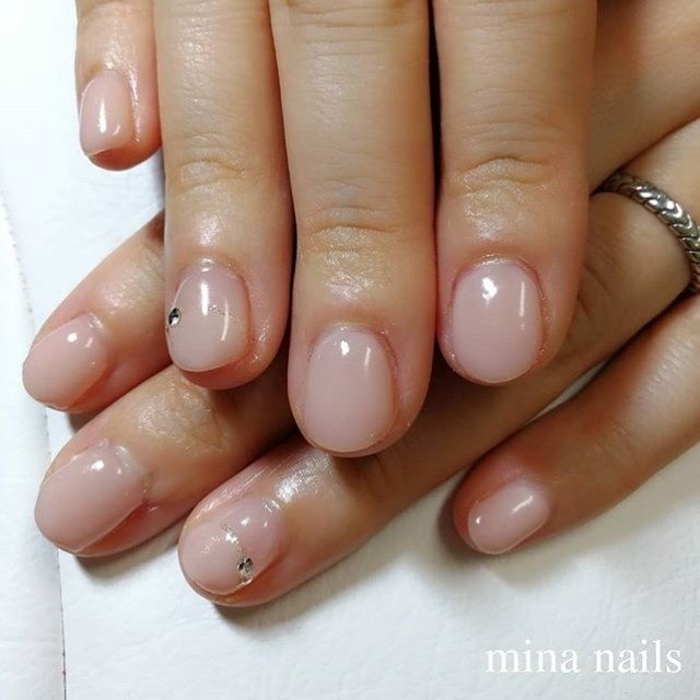 オールシーズン オフィス パーティー ハンド シンプル Mina Nailsのネイルデザイン No ネイルブック