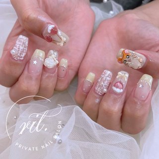 3Dネイルパーツ♡ ハム@お値引はコメントまで様 2026年】新着順｜#とっとこハム太郎のネイルデザイン｜ネイルブック