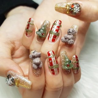 おすすめ順｜#テディベアネイルのネイルデザイン｜ネイルブック