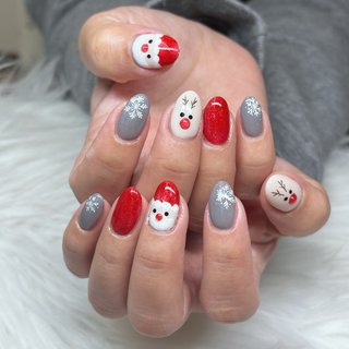 サンタのネイルデザイン｜ネイルブック