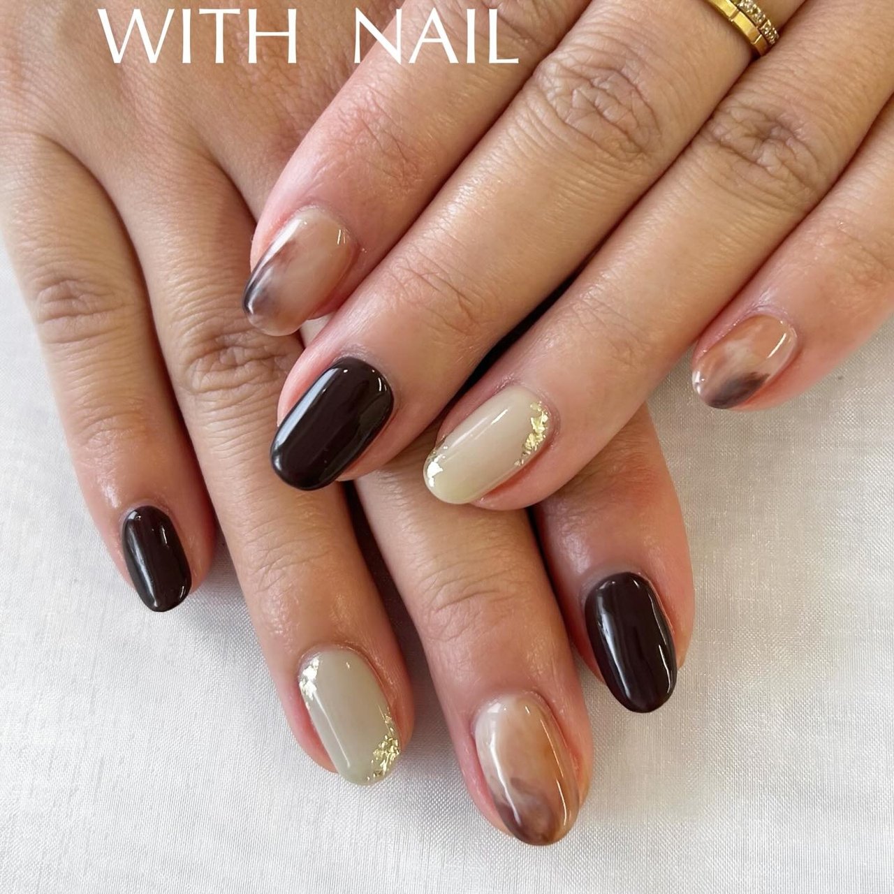 秋/冬/オールシーズン/バレンタイン/ハンド - maryのネイルデザイン[No