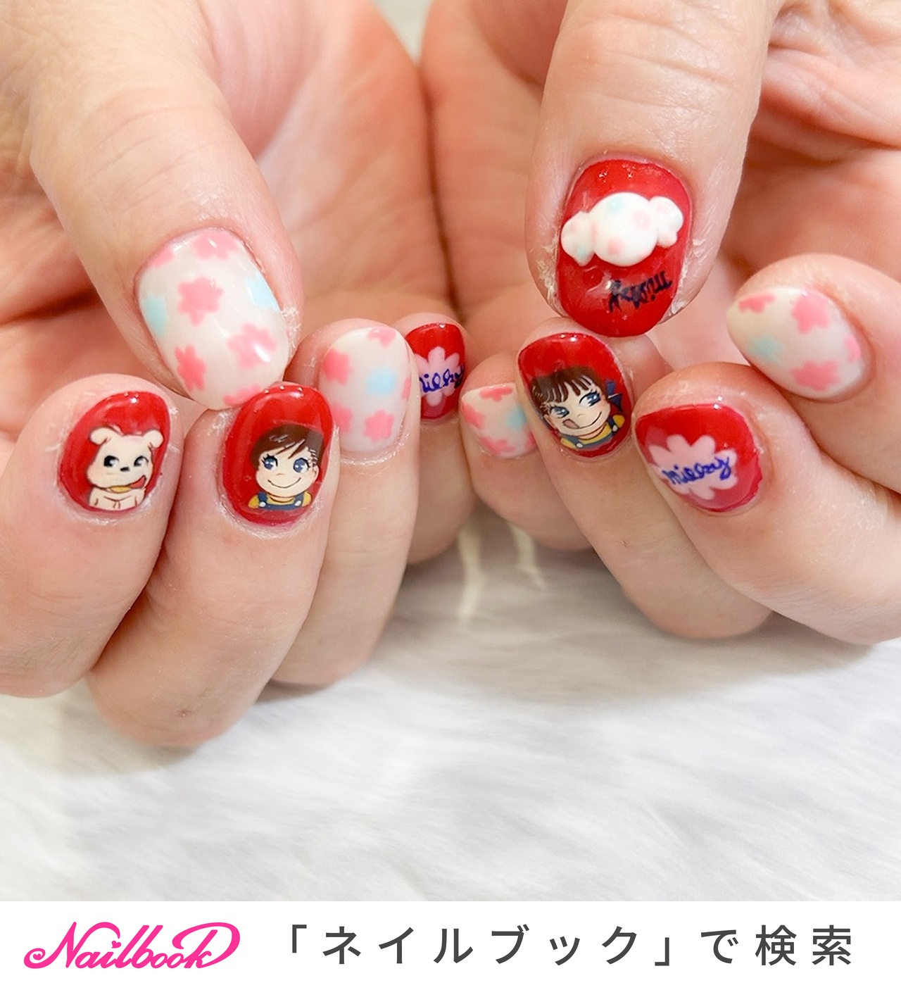 ココ様♡専用ページ ネイルチップ ネイル 不二家のネイルデザイン｜ネイルブック
