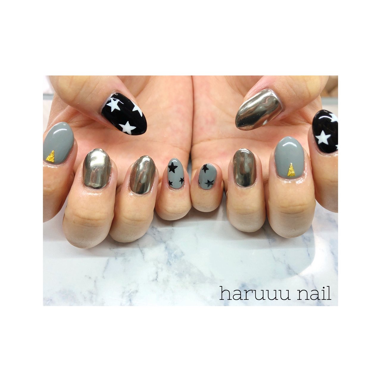 ミラー Hrchanのネイルデザイン No ネイルブック