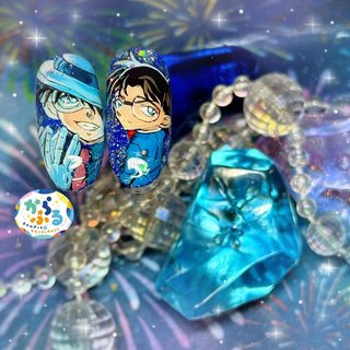 怪盗キッドネイルのネイルデザイン｜ネイルブック