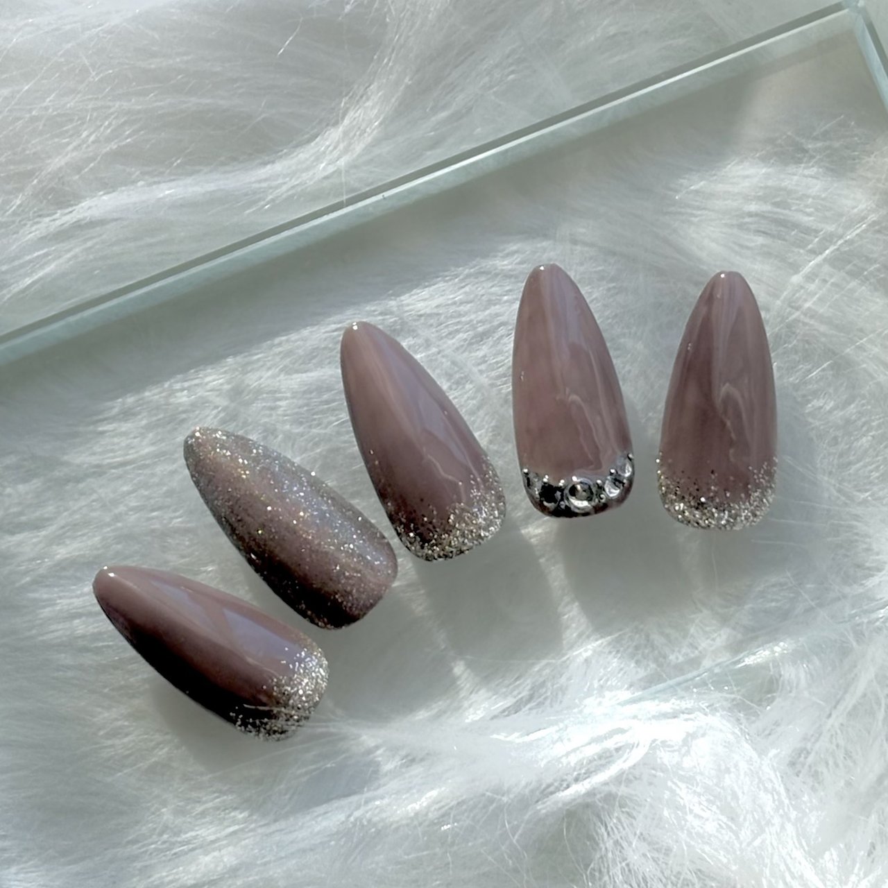 秋/冬/ハンド/フラッシュ/大人 - La-＊NAIL_youkoのネイルデザイン[No