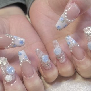 スカルプチュア/#フレンチガーリーのネイルデザイン｜ネイルブック