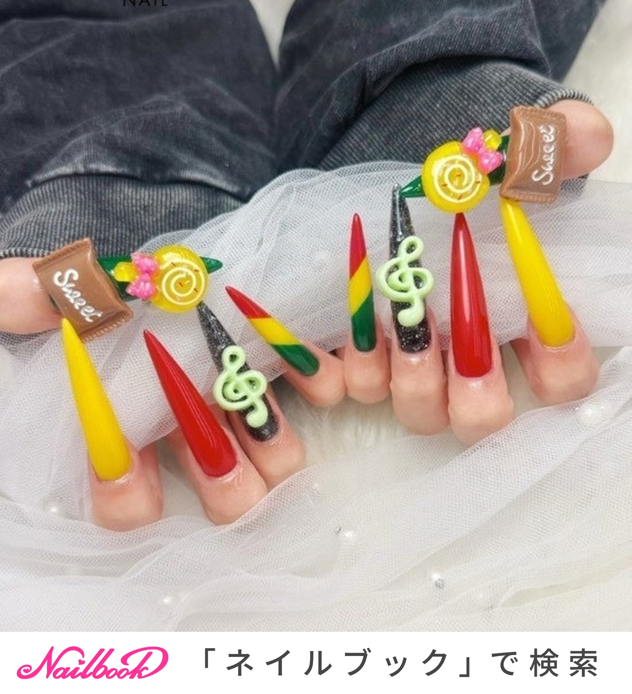 2026年】新着順｜トロピカル/スーパーロングのネイルデザイン｜ネイル