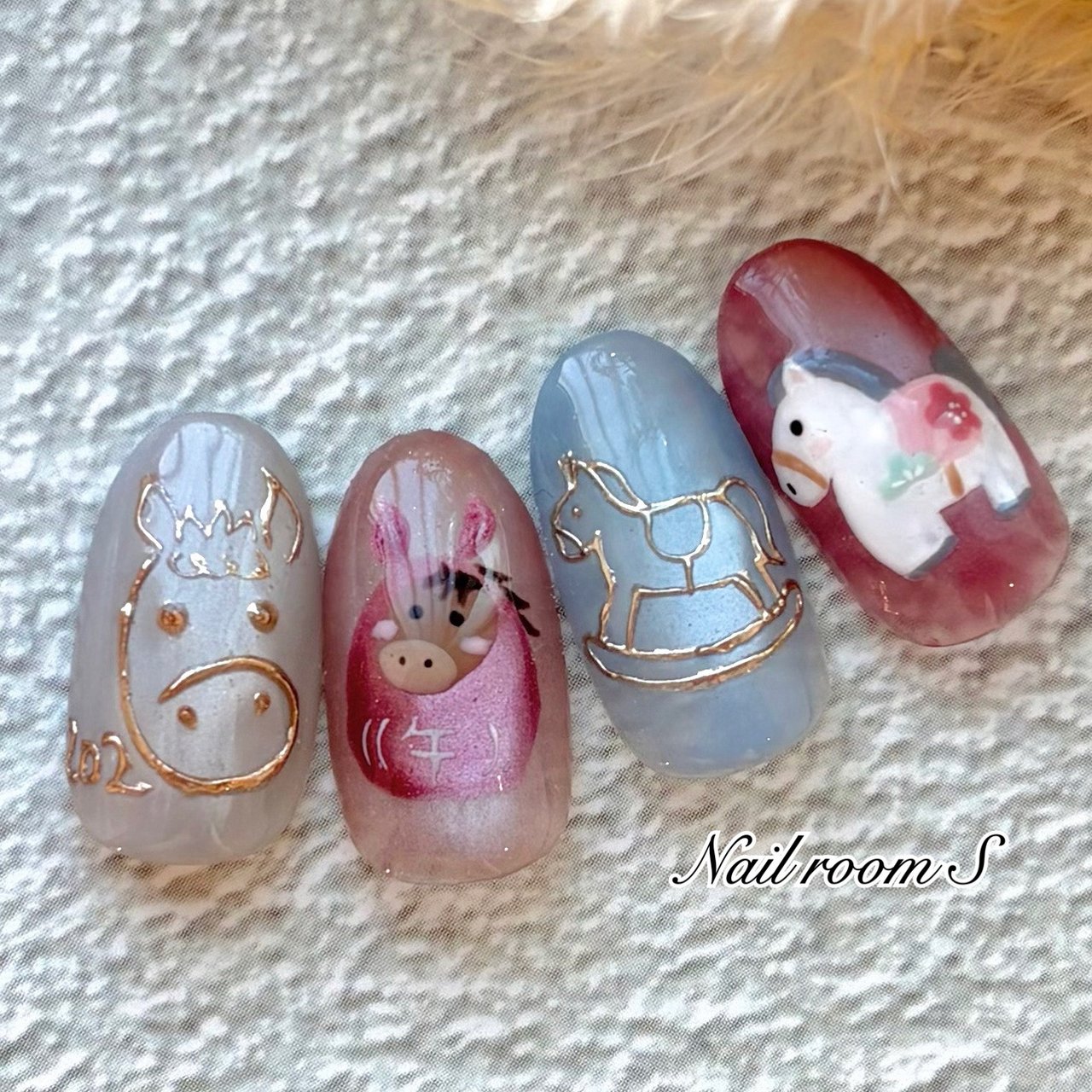 冬/お正月/成人式/オフィス/ハンド - Nailroom__S Shiho Hiratouの