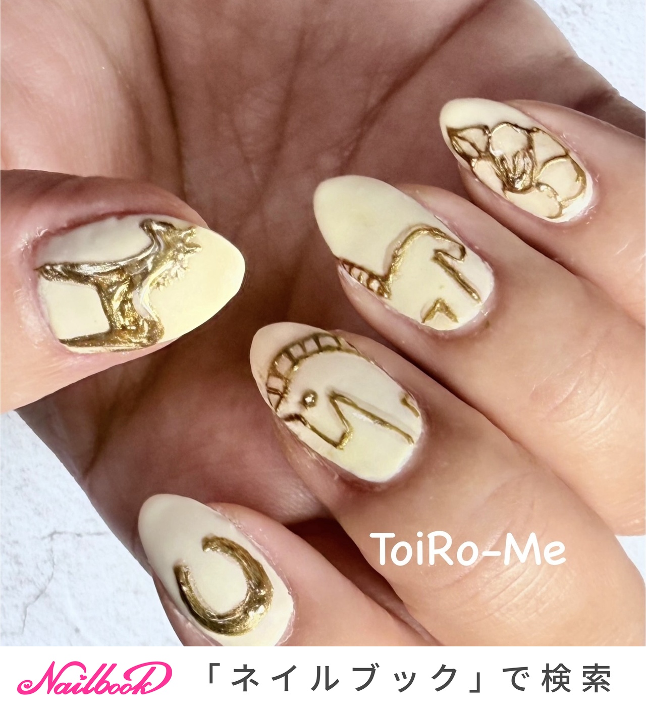 ヒエログリフのネイルデザイン｜ネイルブック