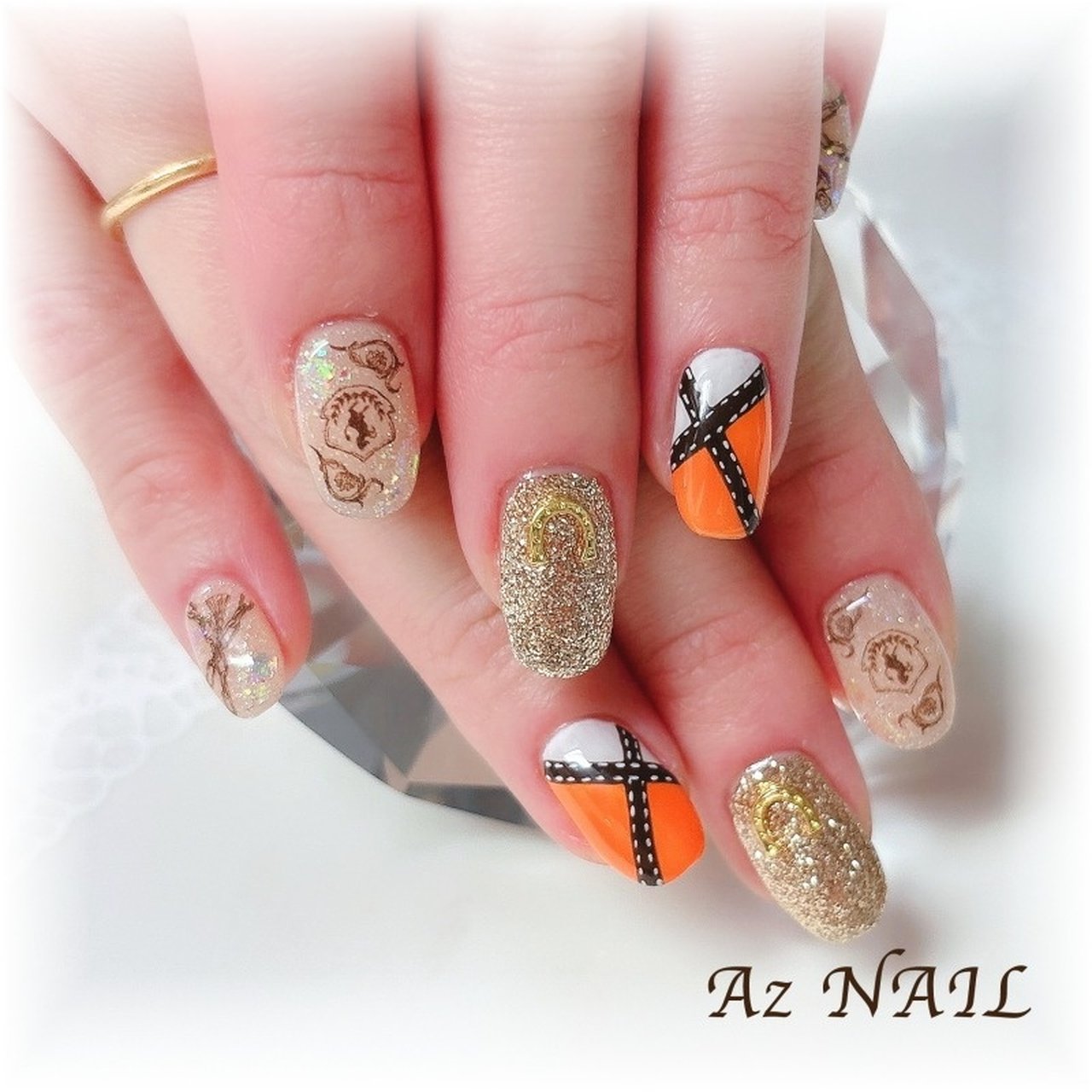冬/オールシーズン/旅行/パーティー/ハンド - Az NAIL ゆき＊のネイル