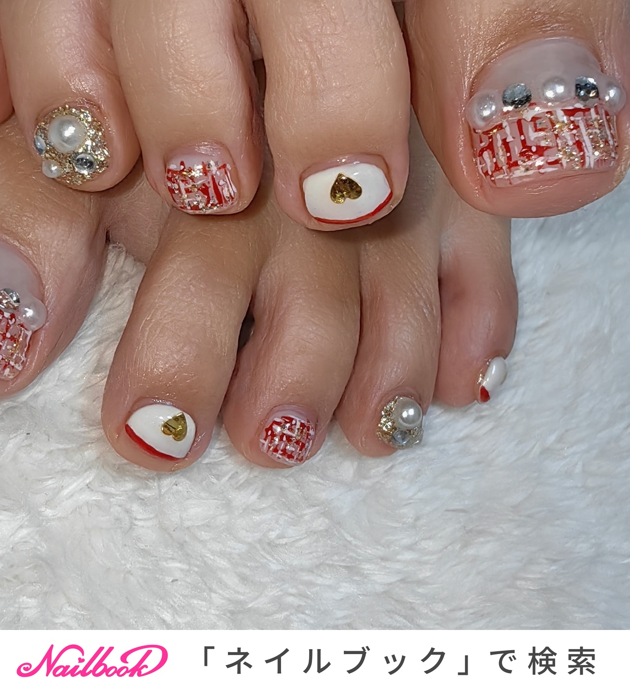 2025年】新着順｜ハート/ツイードのネイルデザイン｜ネイルブック