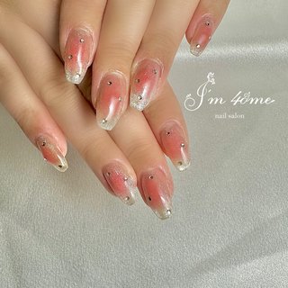 ネイルチップ ワンホン ハート キルティング ビジュー ネイルチップ ワンホン ハート キルティング ビジュー