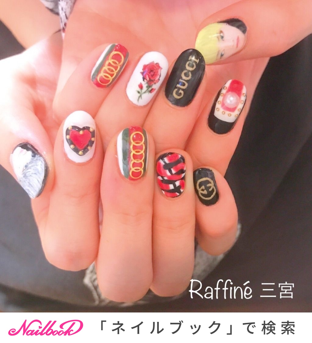 オールシーズン ライブ パーティー ハンド 痛ネイル Raffinenailのネイルデザイン No ネイルブック