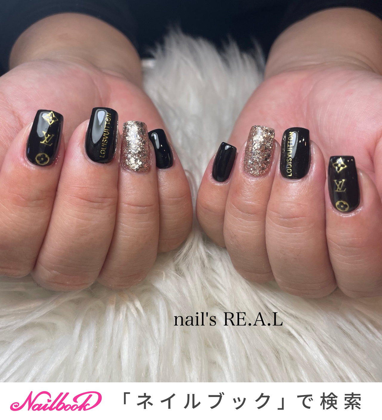 louisvuittonのネイルデザイン｜ネイルブック