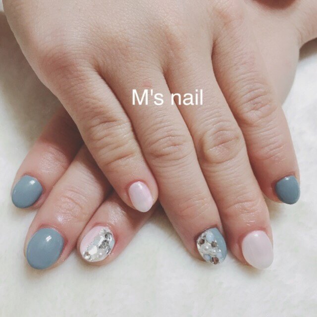 冬 オールシーズン パーティー ハンド シンプル M S Nailのネイルデザイン No ネイルブック