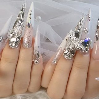 人気順｜#スティレットネイルのネイルデザイン｜ネイルブック