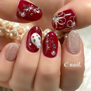 3D(エンボス/立体)/#雪うさぎネイルのネイルデザイン｜ネイルブック