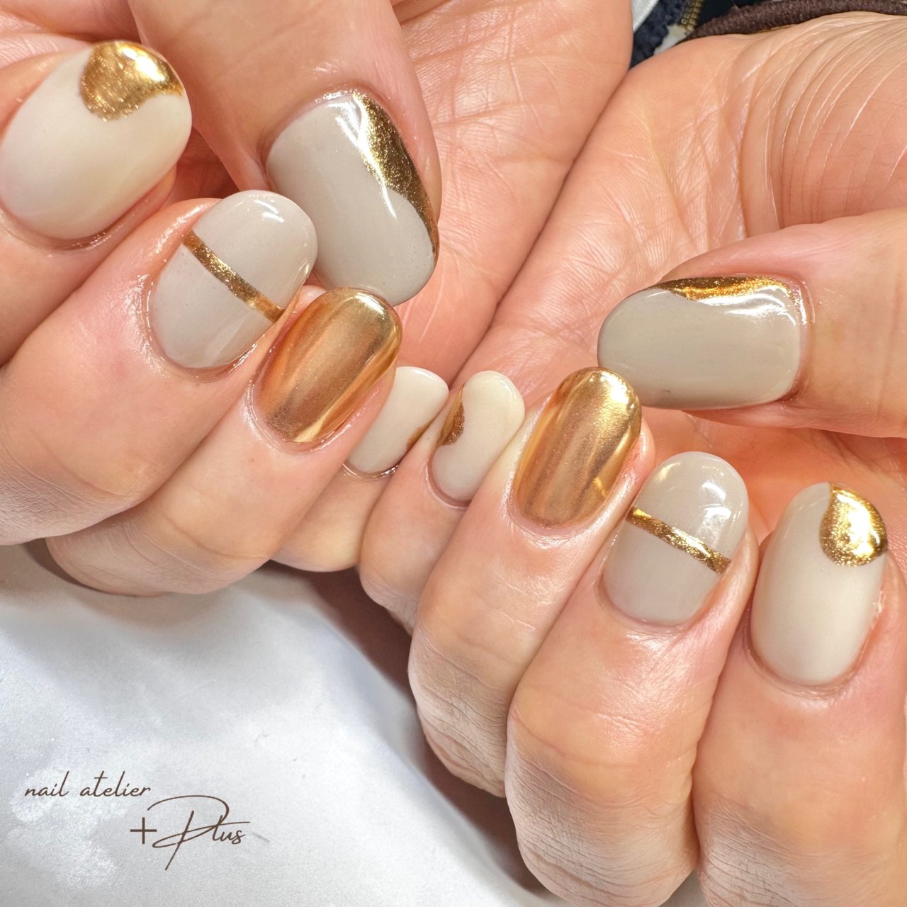 手が綺麗に見えるネイル/秋/冬/オールシーズン/ハンド - アトリエ