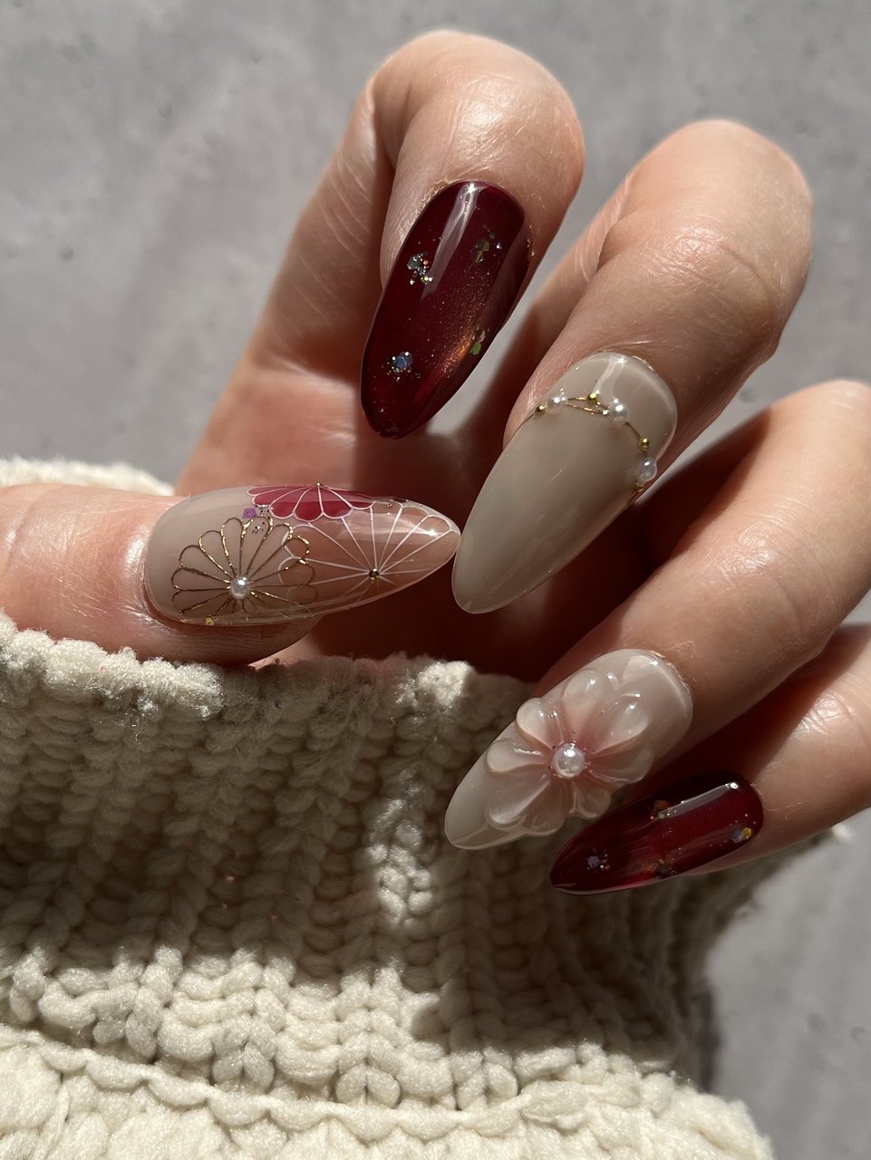 オールシーズン/成人式/卒業式/ブライダル/ハンド - okazakiのネイル