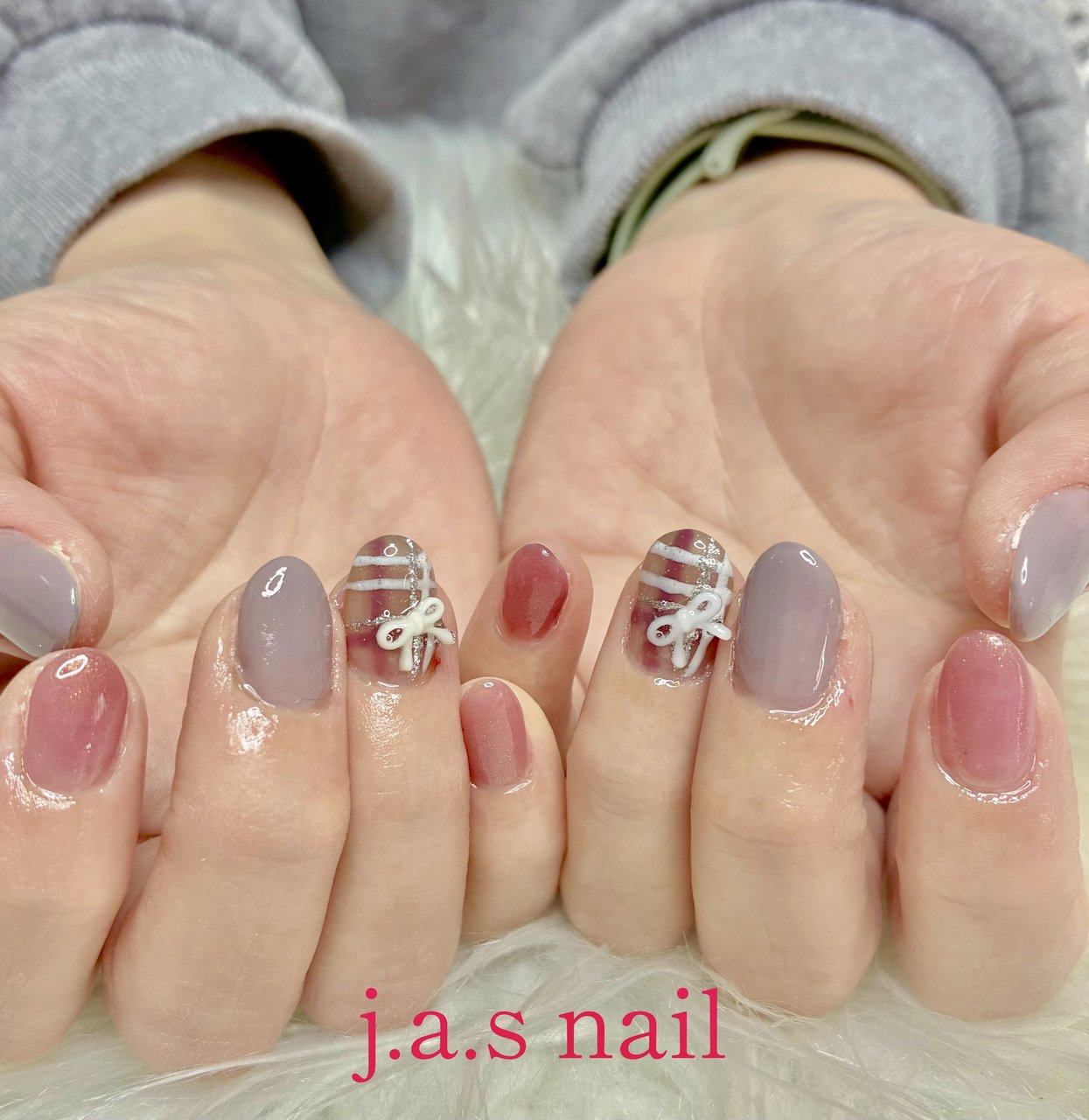 秋/冬/オフィス/デート/お客様 - ネイルサロンj.a.sネイルのネイル