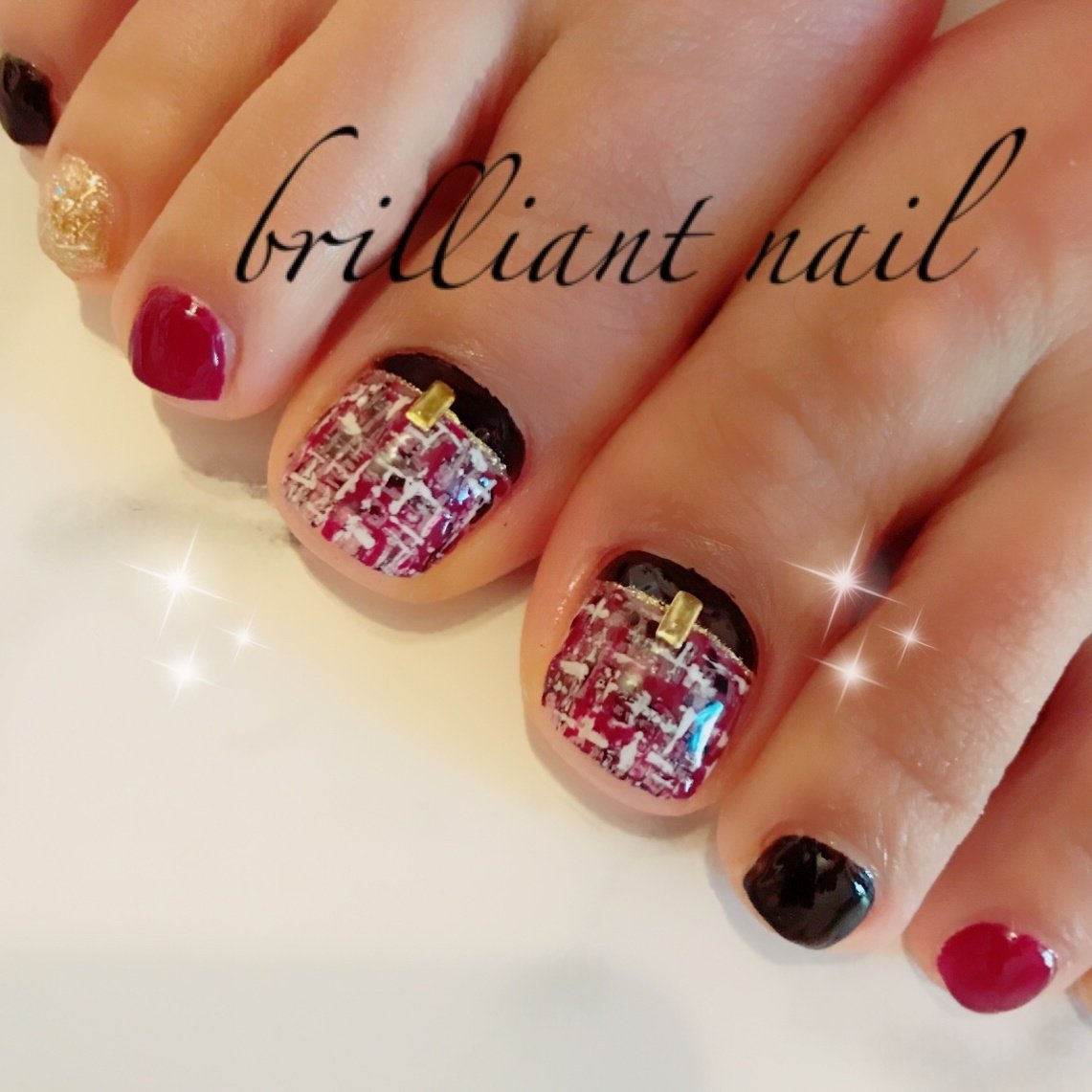 冬 旅行 デート 女子会 フット Brilliantnailのネイルデザイン No ネイルブック