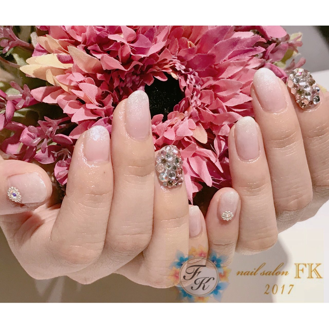 冬 オールシーズン デート ハンド グラデーション Nail Salon Fkのネイルデザイン No ネイルブック