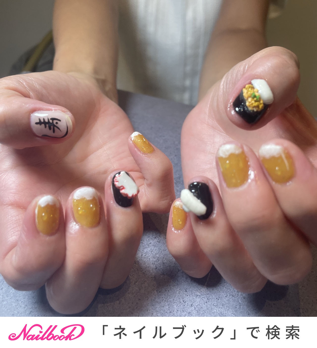 すしネイルのネイルデザイン｜ネイルブック