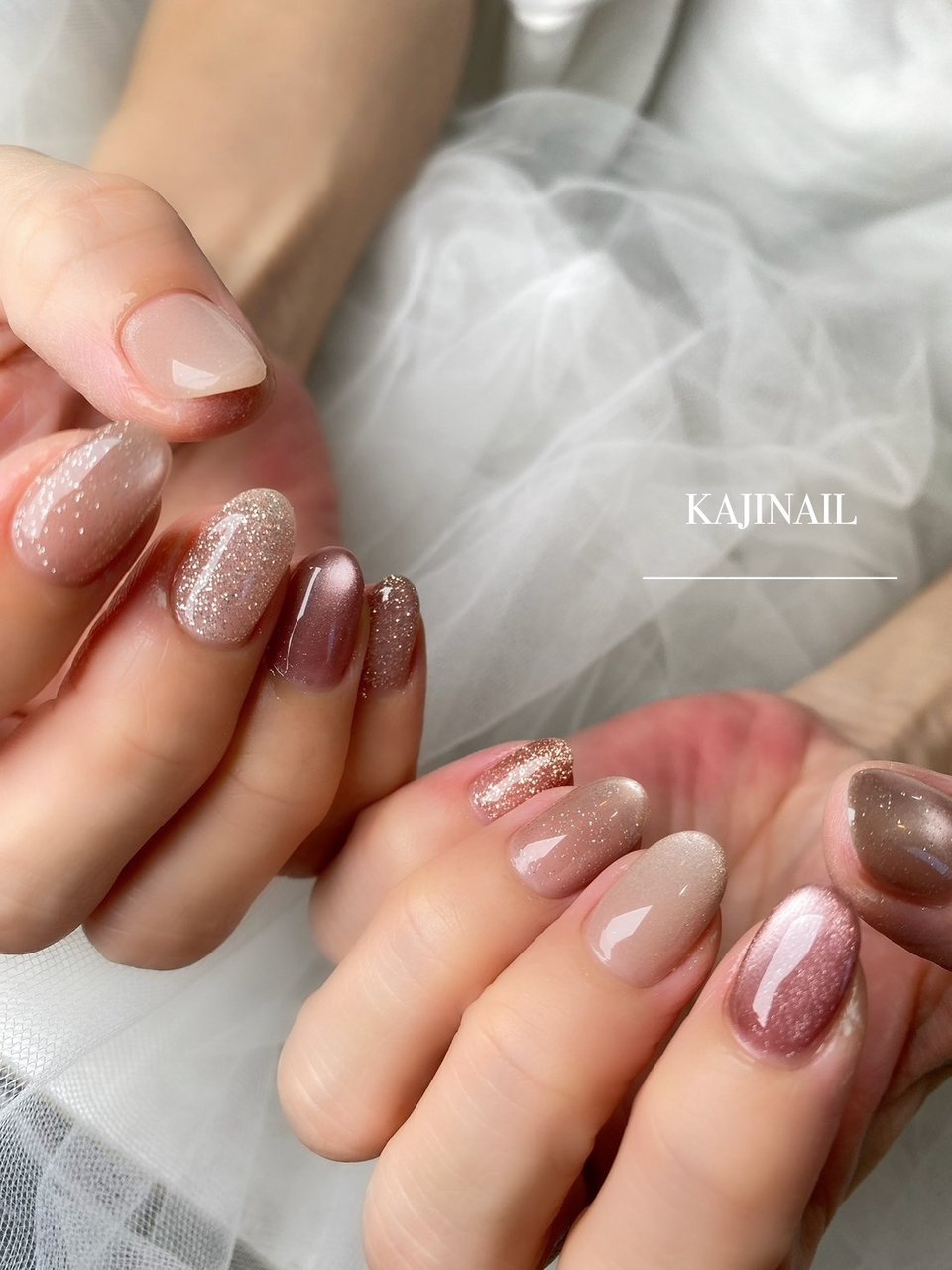 手が綺麗に見えるネイル/オールシーズン/パーティー/デート/ハンド