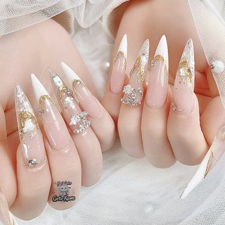 スーパーロング💟｜ネイルブック