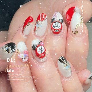 ミニーネイルのネイルデザイン(8ページ目)｜ネイルブック