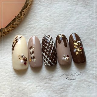 人気順｜ブラウン/#チョコネイル⁡のネイルデザイン｜ネイルブック