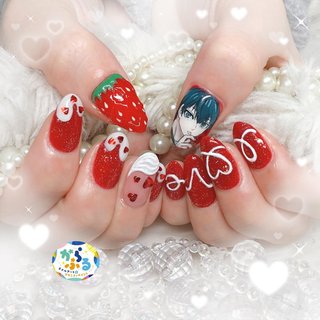 3Dパーツ ネイル オーダー 潔世一 ブルーロック サッカー ﾟ・*.✿Thank