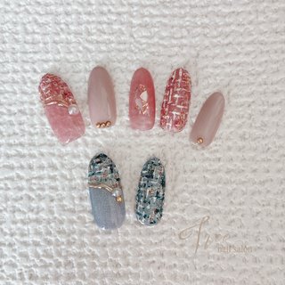 ツイード/1月のネイルデザイン｜ネイルブック