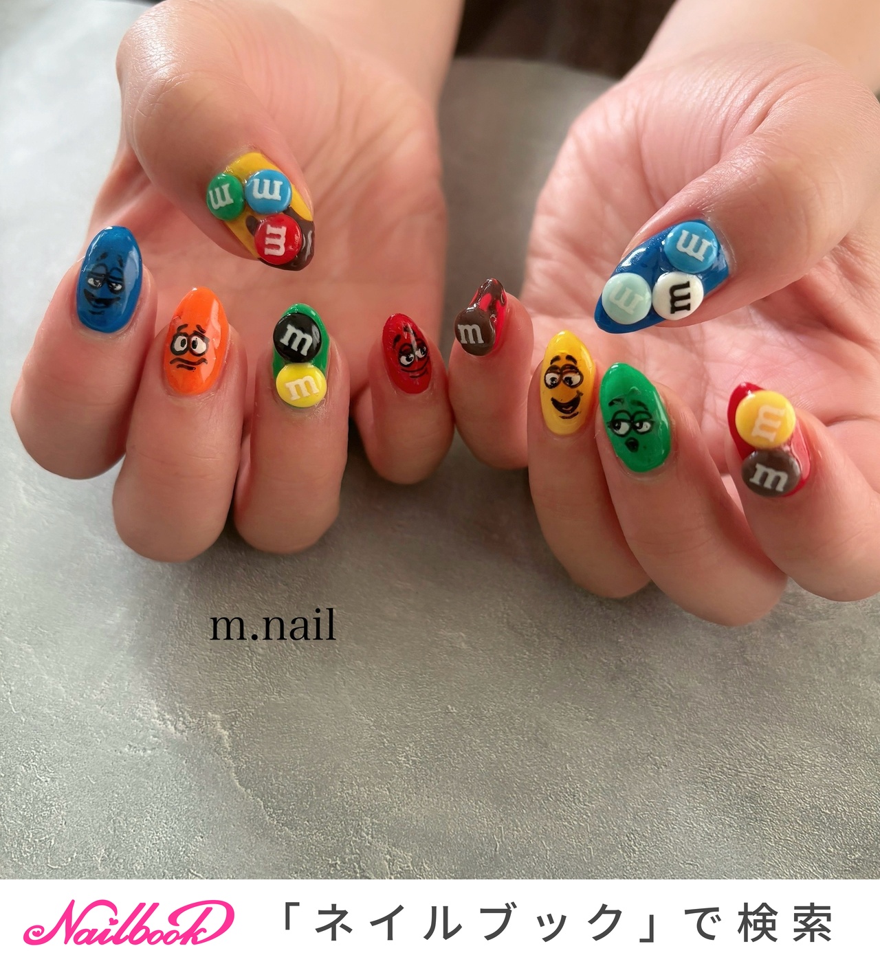 m&m'sのネイルデザイン｜ネイルブック