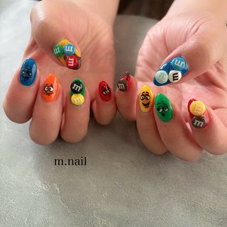 おすすめ順｜#m&m'sのネイルデザイン｜ネイルブック