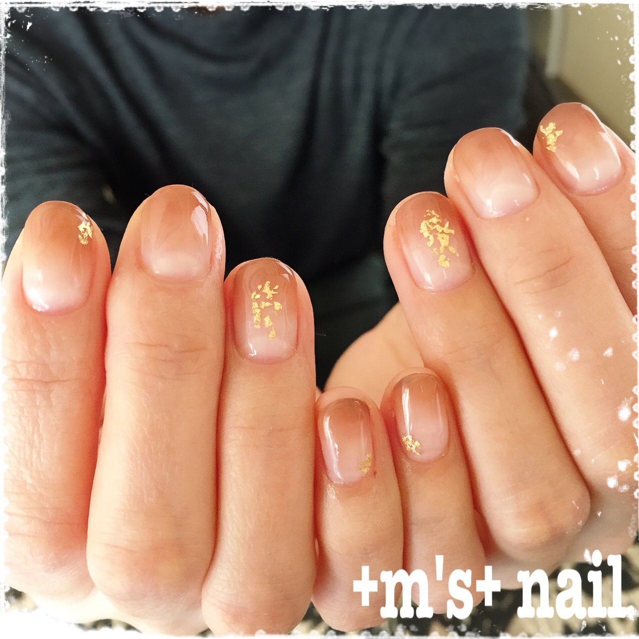 秋 冬 オフィス ハンド グラデーション M S Nailのネイルデザイン No ネイルブック