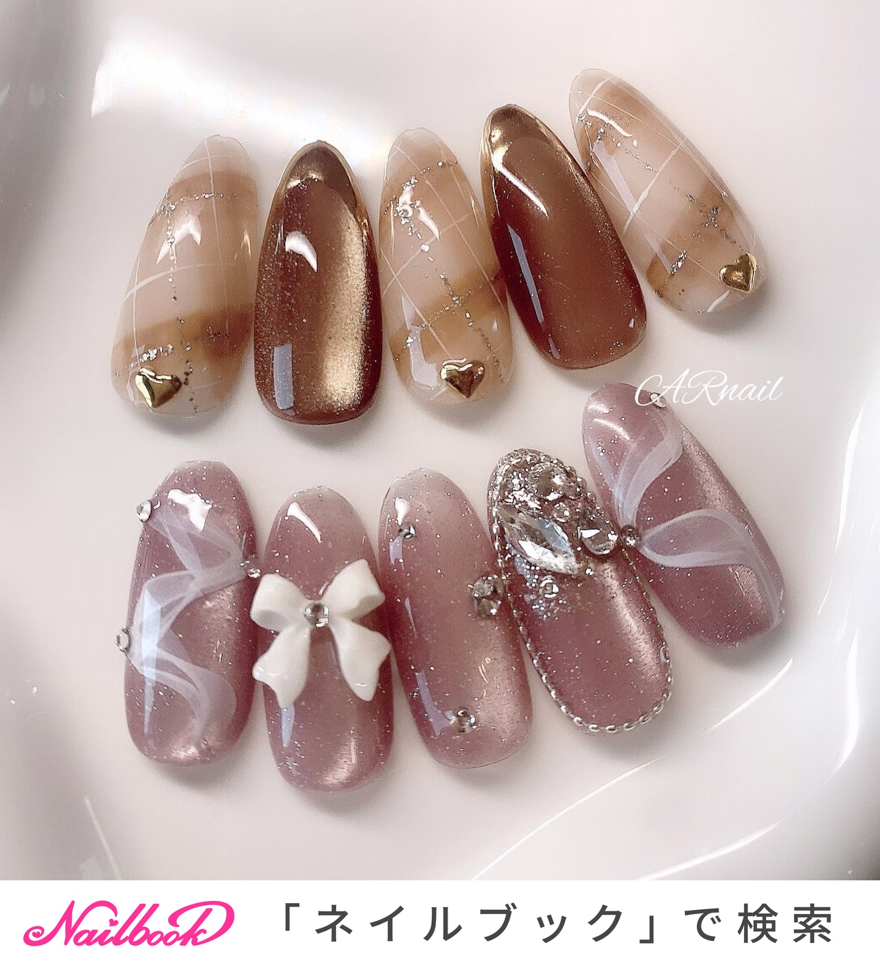 フルーリアキット ネイル ARnail akiのネイルデザイン[No.9799662]｜ネイルブック