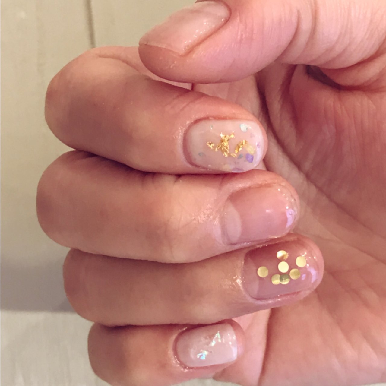 ハンド ショート ホワイト クリア ジェル Nail Trunkのネイルデザイン No ネイルブック