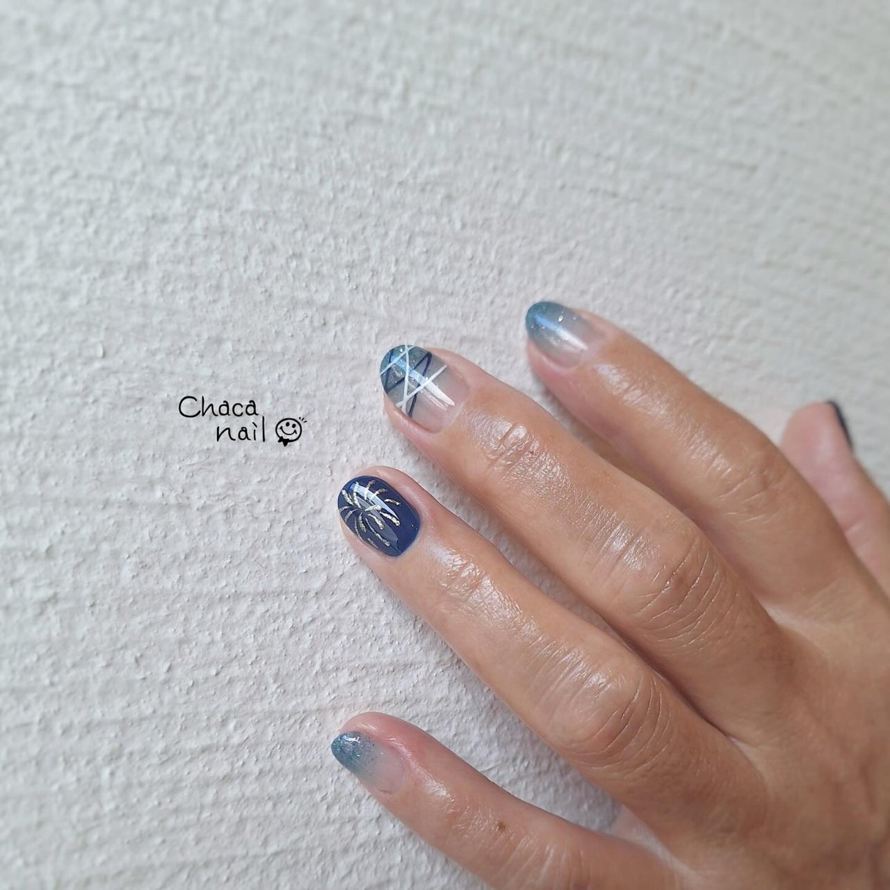 夏/ハンド/花火 - Chaca nail チャカネイルのネイルデザイン[No